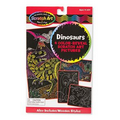 Scratch Art  Color-Reveal Dinosaur Picture